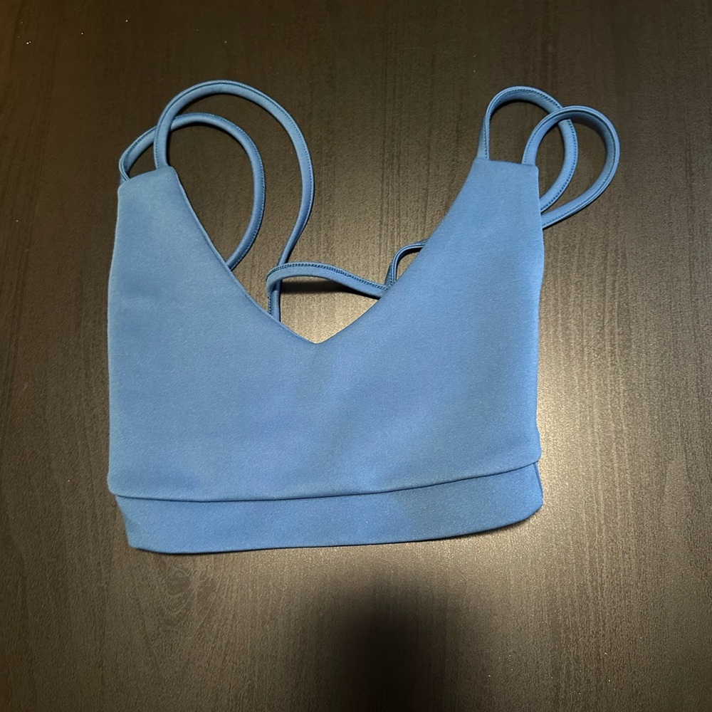 Blue Women's Strappy Top